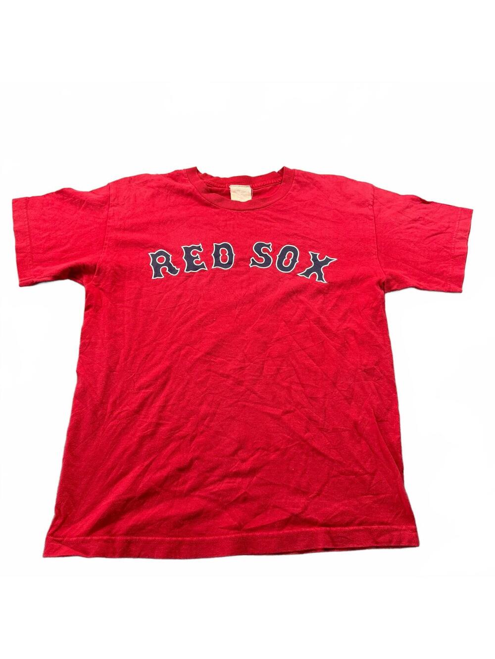 Vintage Majestic Boston Red Sox Bill Mueller #11 T-Shirt Youth XL Red MLB